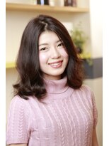 月のヒ 上品ゆるセミロング