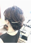 wave updo arrange  【ヘアアレンジ　立川/立川/卒業式袴/立川】