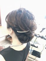 ロカット サロン(Roquat Salon)&nbsp;wave updo arrange  【ヘアアレンジ　立川/立川/卒業式袴/立川】