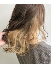 マルクラフ(hair shop Marque Laugh)&nbsp;インナーシャンパンゴールドグレージュ