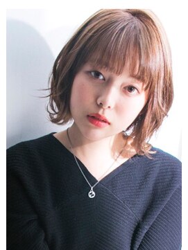 ヌーン ヘアメイク プラス ハッピータイムズ(NOON hair make+happy times) 耳かけ☆透明感イルミナアッシュベージュ 中野ヌーンstyle20