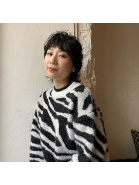 ロッソ(rosso) 柔らかいパーマのウルフスタイル