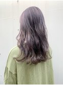 【1ブリーチ～】透け感たっぷりラベンダーグレージュ★