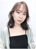 ナチュラルミディアム_カーキグレージュマッシュショート_8099