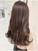 《インナーカラー》エメラルドグリーン