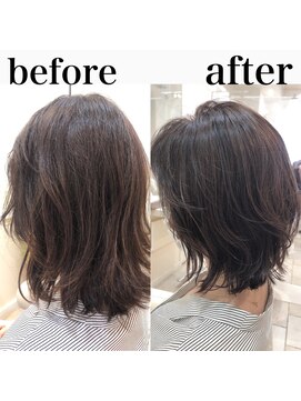 リメル 奥沢自由が丘店(Remel) 【艶髪改善】白髪ぼかしハイライトカラー