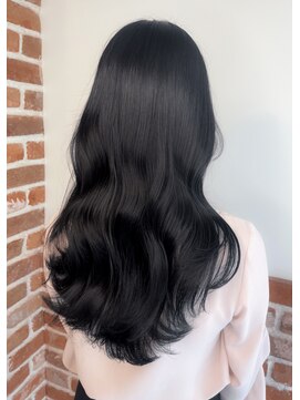 エニー 栄(Any) ブルーブラック×韓国スタイル