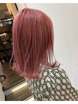 ヘアーグランデシーク(Hair Grande Seeek)&nbsp;韓国風ハイトーンカラーダブルカラーローズピンク☆