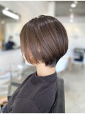 バッサリ☆耳掛けショートボブ♪