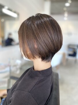 フレイムスヘアデザイン(FRAMES hair design) バッサリ☆耳掛けショートボブ♪