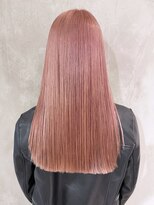 アルバム 渋谷パルコ(ALBUM) ロングピンク_チェリーブラウンフェミニンロング_ba359121