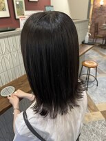 ムーン(moon)&nbsp;＃グレージュカラー＃シルキーベージュ＃斜めバング