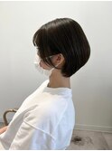 【丸みのある縮毛矯正×ショートボブ】高橋圭