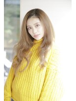 ルルディ バイ アフロディーテ銀座(luludi by APHRODITE) 黒髪/グレーベージュ/レイヤーロング/前髪パーマ/銀座