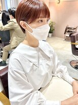 ラミエ バイ メルト 吉祥寺(lamie by melt)&nbsp;*滝田*似合わせカットマッシュショートイメチェンピンクブラウン