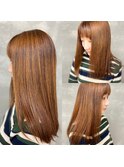 艶々美髪!髪質改善デザインストレート
