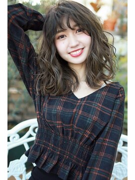 ラフィス ヘアーセプト 銀座店(La fith hair sept) 【La fith 】うる艶ミディアムヘアー