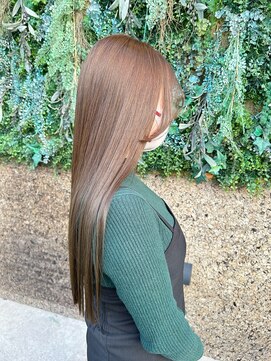 ノーブルヘアー(NOBLE HAIR) ロング×オリーブグレージュ