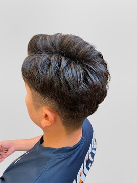 銀座マツナガ 浅草店 ナチュラルアイロンパーマバックスタイル