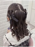 ハートハーフツインテール×量産巻き＊まゆ