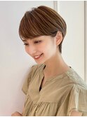 20代30代大人可愛い★小顔ボブ丸みショートウルフカット