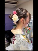 浴衣着付けとヘアセット