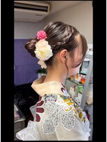花璃美庵&nbsp;浴衣着付けとヘアセット