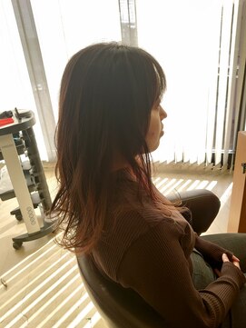 シャンプーボーイ 佐世保駅前店(SHAMPOO BOY) インナーピンク　佐世保美容室　シャンプーボーイ佐世保駅前店