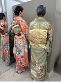 着付とヘアセット♪