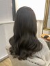 人気ＮＯ１【柔らかくまとまる】カット+ツヤ感UP水素カラー （蟹江）