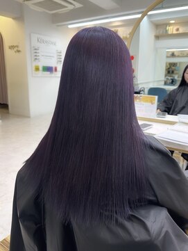 アプリバイリアン 浦和2号店(appri by Rien) 韓国風 レイヤーカット[カシスラベンダー]浦和/韓国