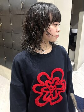 ヘアー アイス ルーチェ(HAIR ICI LUCE) レイヤーミディアムパーマ/上田