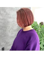 オレンジ(orange)&nbsp;【大嶋】白髪ぼかし×ボブスタイル