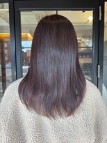 ヘア プロデュース キュオン(hair produce CUEON.)&nbsp;pink brown × straight perm