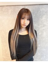 ガルボヘアー 心斎橋店(garbohair) プルエクステ10代20代ハイライトバレイヤージュブラウンベージュ