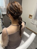 スリーク(Sleek)&nbsp;編みおろしスタイル/岡山/ヘアセット