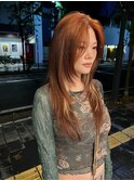 【oasisミノリ】オレンジブラウン
