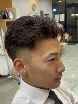 マキシム ナカイ(MAXIM NAKAI)&nbsp;メンズパーマピンパーマツイストパーマアッシュブラウンカラー