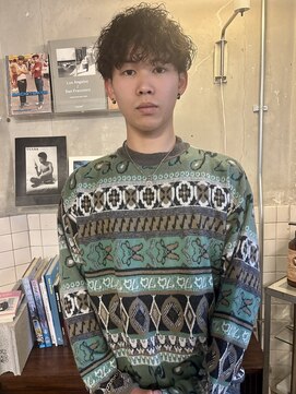 立体感でるスパイラルパーマ