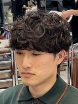 フィフスパーク(fifth PARK)&nbsp;渋谷シャドウパーマルーズパーマメンズマッシュウルフ