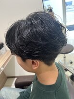 アッシュ 下丸子店(Ash)&nbsp;ニュアンスフェザーパーマミディアムパーマセンターパート