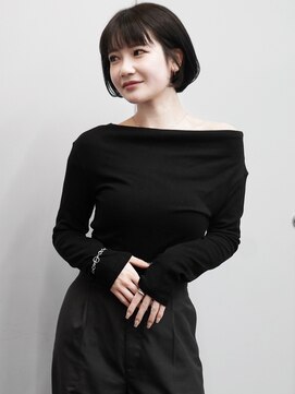 ヴァーディ オモテサンドウ(Vardy omotesando) Olive/ダークオリーブ ボブ モード ニュアンス