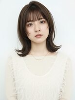 フレイムス ヘアアンドリラックス 赤羽店(Frames hair&relax)&nbsp;ウルフカットミディアム20代30代40代◎前髪あり小顔カット赤羽