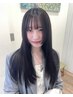 【顔まわりストレート＋顔まわりカット＋２ステップTR】