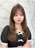 レイヤーカットイメチェンヘアスタイルミディアムレイヤー