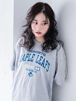 ヘアークラフト(Hair Craft)&nbsp;くるくるパーマ×ミディアムレイヤー【岡山】似合わせカット