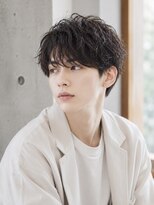 MEN'S salon Rue de noel メンズカット/パーマ/眉毛【ルード ノエル】&nbsp;Men's_ミディアムショート_スパイラルパーマ_束感