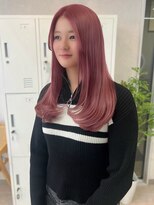 トレヘアー 京都 烏丸(tRe hair)&nbsp;レイヤーカット　ハイライト　インナーカラー　イルミナ　韓国