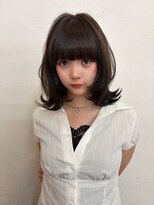 トラッキンアップザパス(TRUCKIN UP THE PATH)&nbsp;グレージュ ワイドバング　顔まわりレイヤー