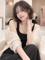 ユイマァル 岡山(YUIMARL)&nbsp;レイヤーボブ★20代30代40代岡山★韓国パーマ★顔周りレイヤー★